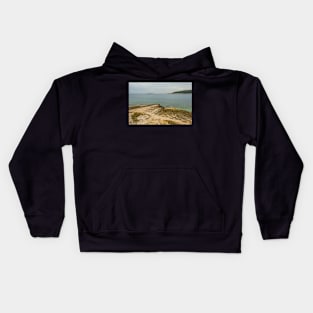 Limestone Coast in Kamenjak Park, Croatia Kids Hoodie